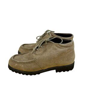 L.L. Bean Boots Women's 7M Leather Chukka Suede Snow Winter Ankle Boots